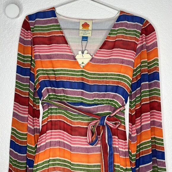 NWT Farm Rio Anthropologie Farm Rio Luana Maxi Dress Small - Picture 4 of 16